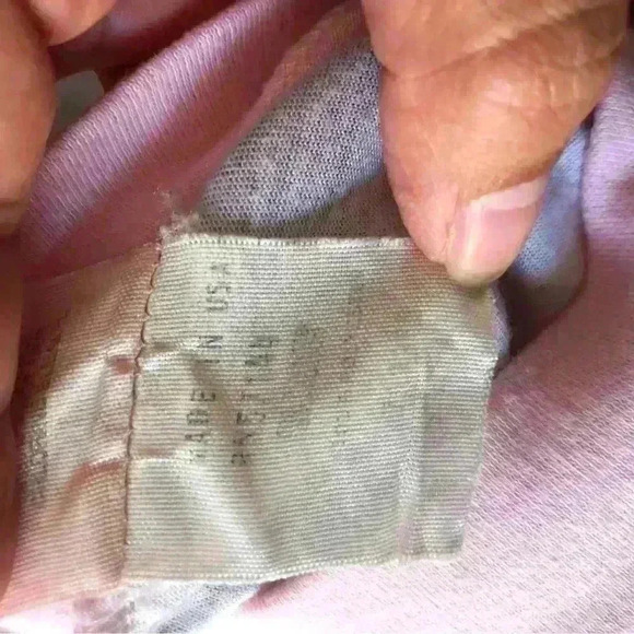 VTG 80s gray white pink swirl stripes skirt top set girls best fit size 8-10 - Picture 5 of 5